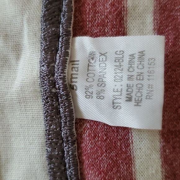 New York Proof Excellence Striped Long Sleeve Tee Size Small - Picture 9 of 9